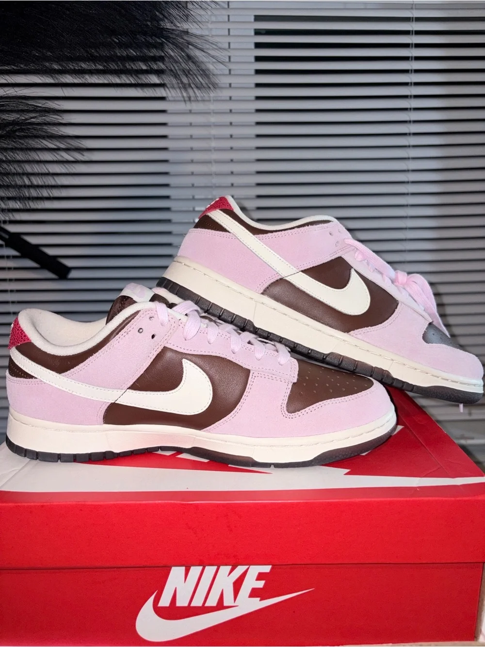 Women's Nike Dunk Low Neapolitan (Women's) Pink, Brown & White